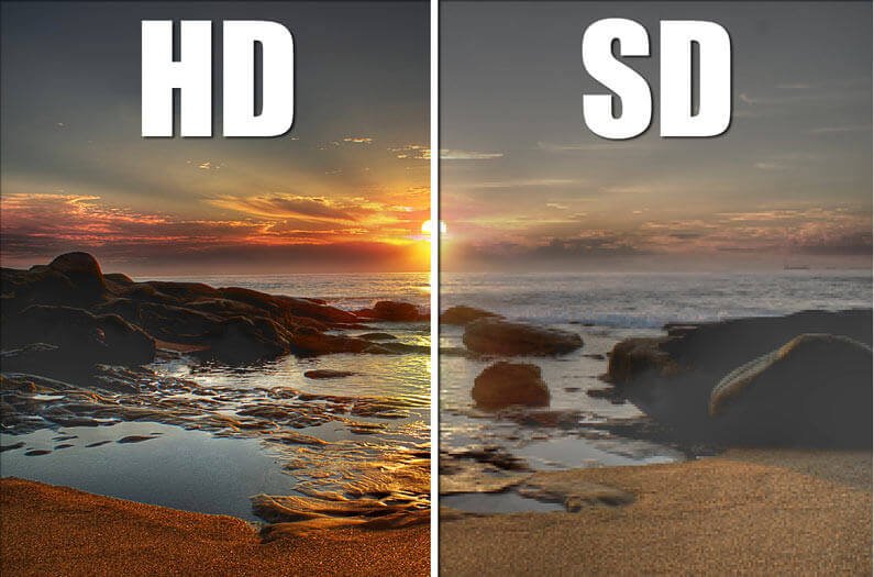 מצלמות אבטחה נסתרות SD-vs-HD